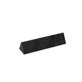 8" Blank Triangle Name Plate Bar (Jet Black)